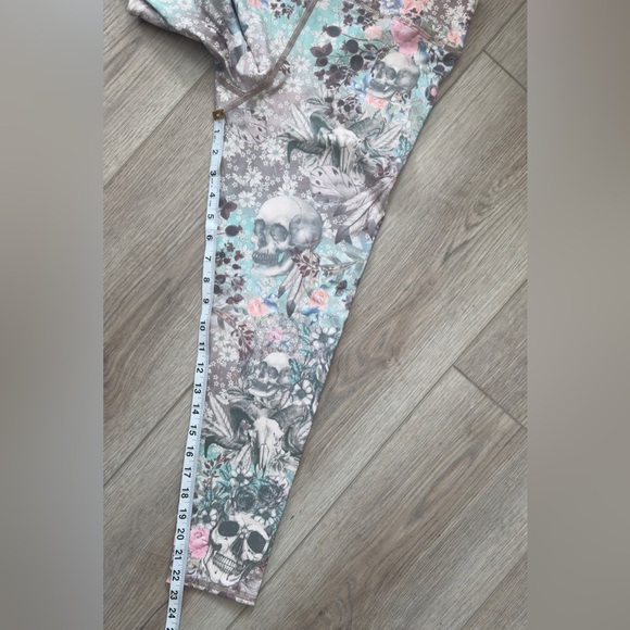 Evolution and Creation Blue and Gray Leggings 💀🌸 - Picture 8 of 8